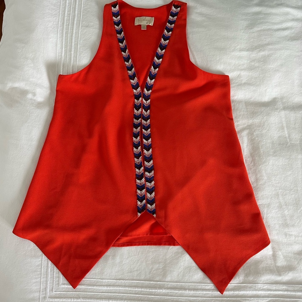 Rieley silky beaded tank